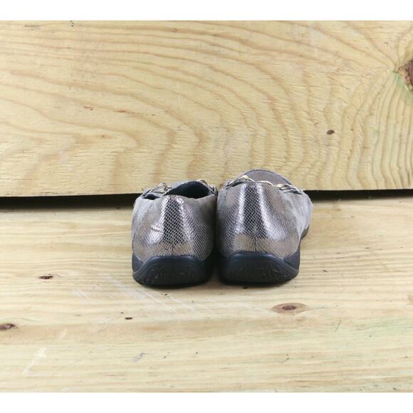 Vionic Shoes Womens Sz 6 Alda Metallic Chain Link Loafers Flats - Picture 3 of 7